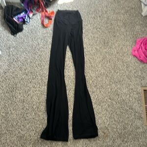 Black Arie flare leggings
